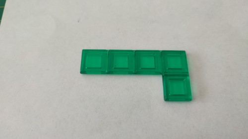Polyominos vert pentominos - , en