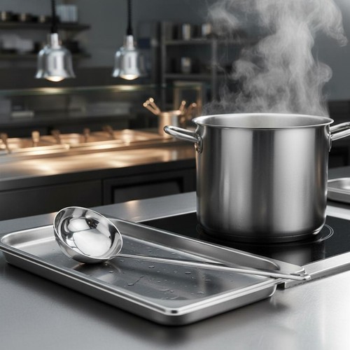 Louche soupe acier - soupe,