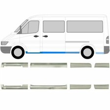 MERCEDES SPRINTER VW LT 1995-2006 8x Tole de reparation / Set / MWB