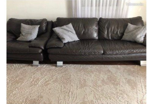 Ensemble canapes cuir - ensemble,