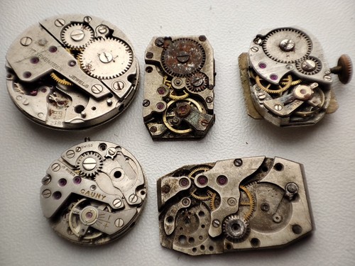 Watch lot movement - , parts