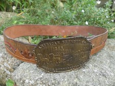 Ceinture Cow Boy Country Cuir