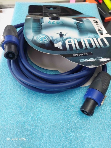 Câble haut parleur audio - câble,