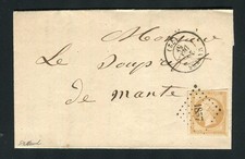 Belle lettre locale de Mantes