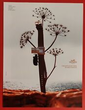 Publicité de presse  Bijoux Luxe -  Montre HERMES  Paris  "Glissade"