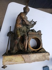 Bronze Pendule Bronze Ancien