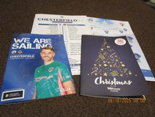 CHESTERFIELD  v  NEWPORT COUNTY  2025/26  SEPTEMBER 27th + team sheet & extra