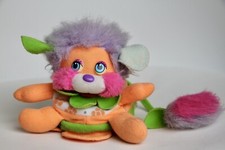 Popples Orange Purple Flower 5 inch Plush Mini Popple 1988 Reversable Toy 5"