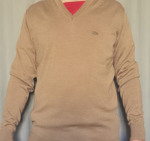 Pull lacoste col couleur - pull,