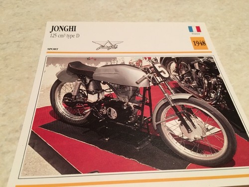 Carte moto jonghi - carte, type