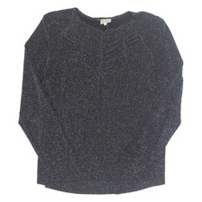 Blouse Femme Glitter Noire À