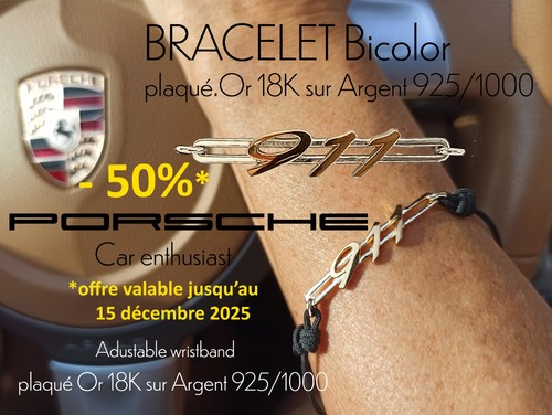 Bijou bracelet porsche 911 - porsche,