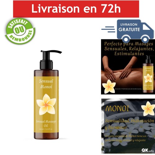 Huile massage relaxante - huile,