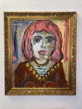 Tableau 10f 55x46 Daniel Julien Million XX ie Rare  A La Vente No Van Dongen