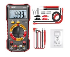 Multimètre Numérique Ampèremètre Voltmètre Rétroéclairé LCD Testeur Electrique