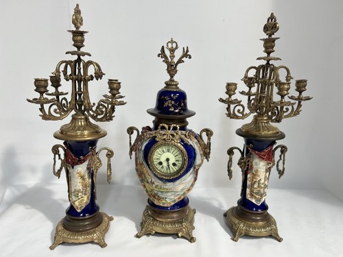 Garniture cheminée en - de,