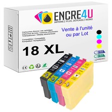 PREMIUM - Cartouches d'encre compatibles avec Epson ( série T18 XL Pâquerette )