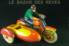 Jouet URSS. SIDE-CAR. Tôle.