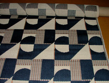 2 Mètres iLiv Tetra Bleu Nuit Tissu Velours Doux Rembourrage Rideau Coussin