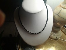 Collier Touareg Pierre Et Perles En Argent