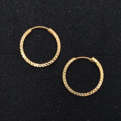 Boucles oreilles 18k 750 - or,