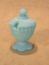 Moutardier en opaline bleue