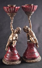 Porcelaine Bronze Chandelier