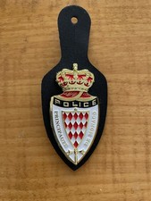 PUCELLE ÉCUSSON POLICE MONACO