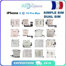 Lecteur De Carte SIM X1 / X2 Pour Apple iPhone X / XS / 11 / 12 / 13 /14 / 15