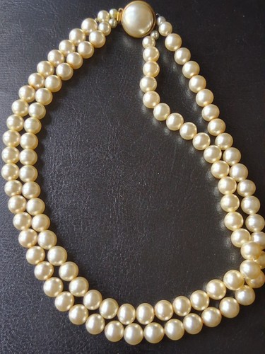 Collier ras cou double - collier, de