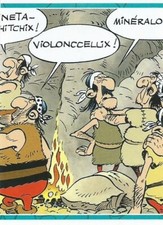 CARTE PANINI CARREFOUR 2019  ASTERIX 60 ANS D'AVENTURES n°27