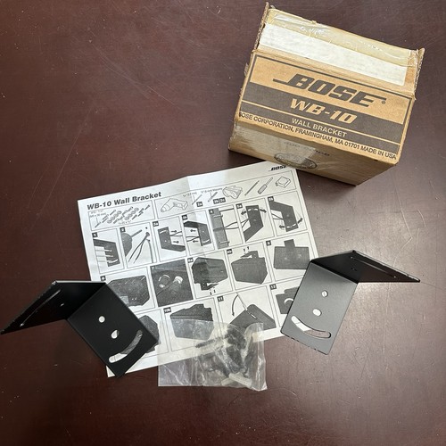 Bose black wall brackets - wb-10,