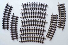 Playmobil - 9 curved brass rails LGB R=600 No. 1100 Ref.4354