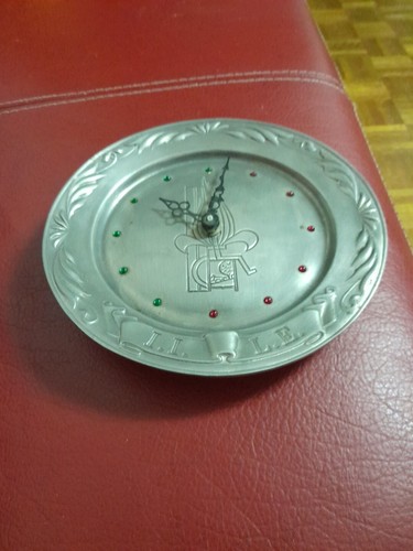 Rare horloge etain - ,