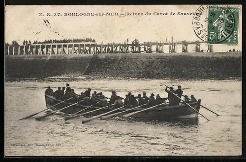 Retour canot sauvetage - de,