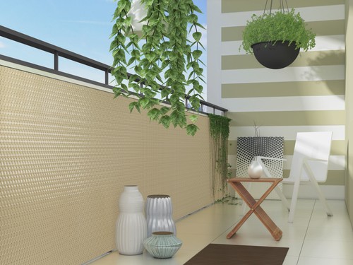 Tapis brise vue pvc - pvc, polyrotin
