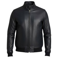 Veste Homme Bomber Bleu En