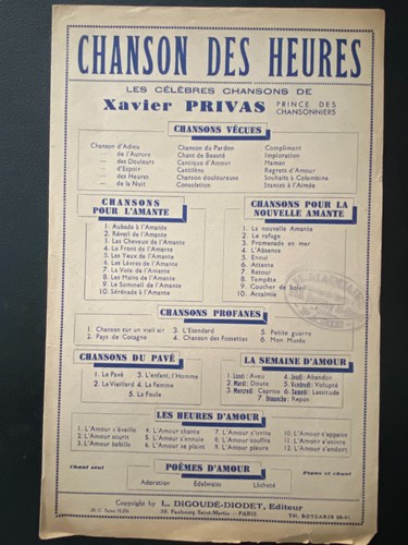 Partition petit format - partition,