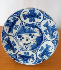 Assiette en faïence : Delft