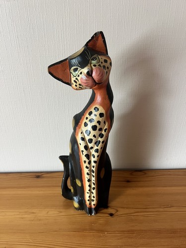 Statue chat bois cm - statue,