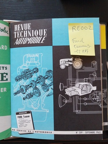 Revue technique ford taunus - revue,