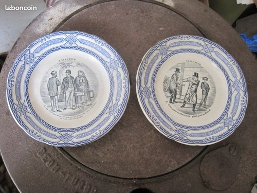 Anciennes assiettes parlante - 2,