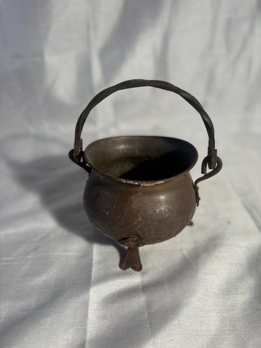 Chaudron cuivre martelé à - chaudron, en