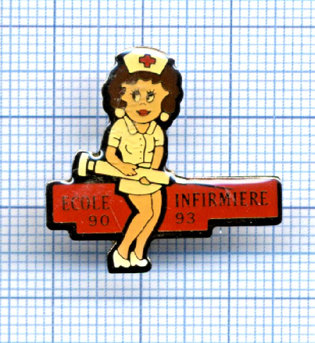 Pin école infirmière - pin's,
