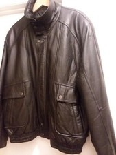Vintage 80-90s Coletti for Cougar L Brown Soft Leather Flight Bomber Jacket Coat