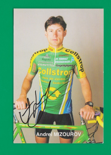 Cyclisme carte cycliste andrei - carte,