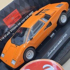 Kyosho 1/18 Lamborghini Countach LP400 Orange 08321P Gorgeous Collection