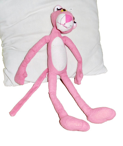 Peluche panthère rose 40 - panthÈre,