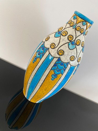 Impressive art deco vase - art,