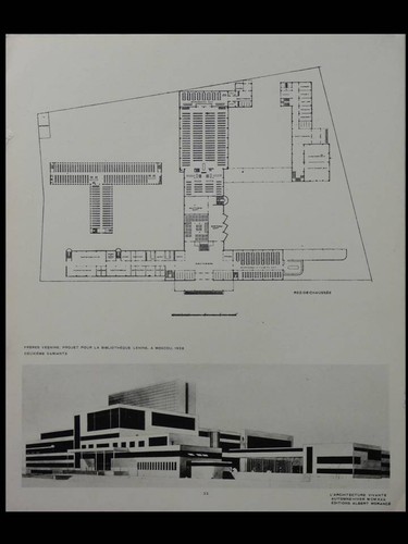 Freres vesnine bibliotheque - freres, vesnine,